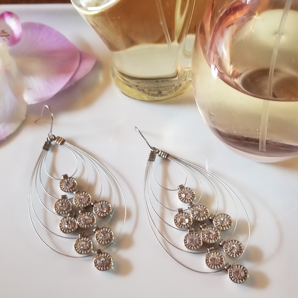 Chandelier Earrings with a Twist Free w Purchase